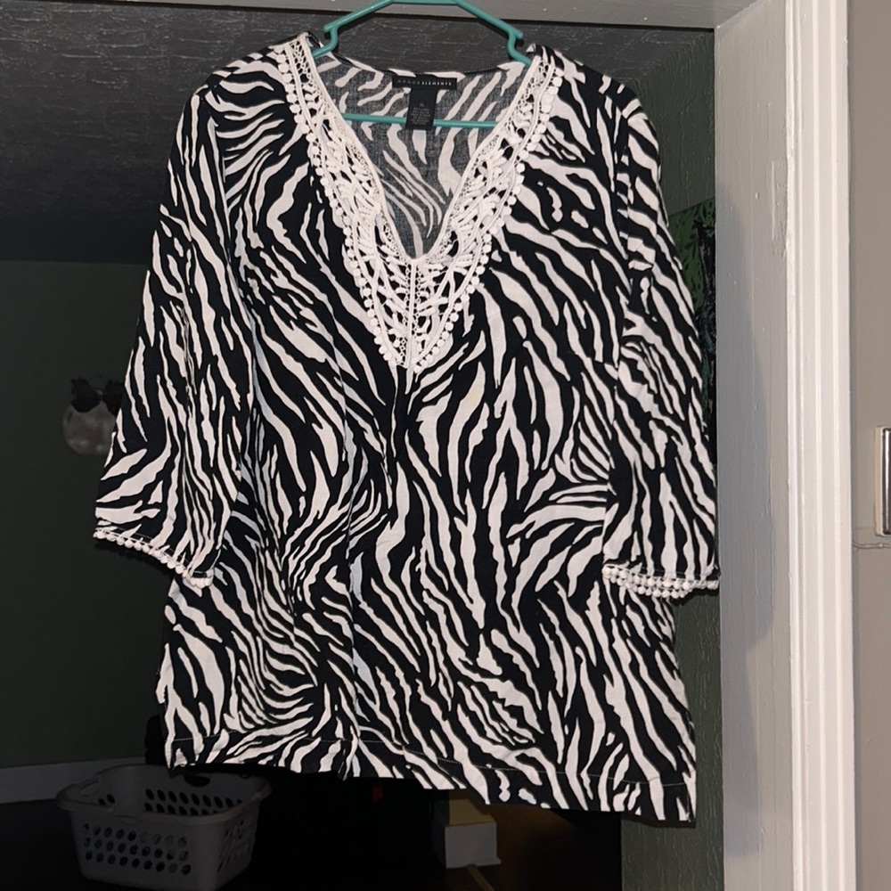 Zebra blouse